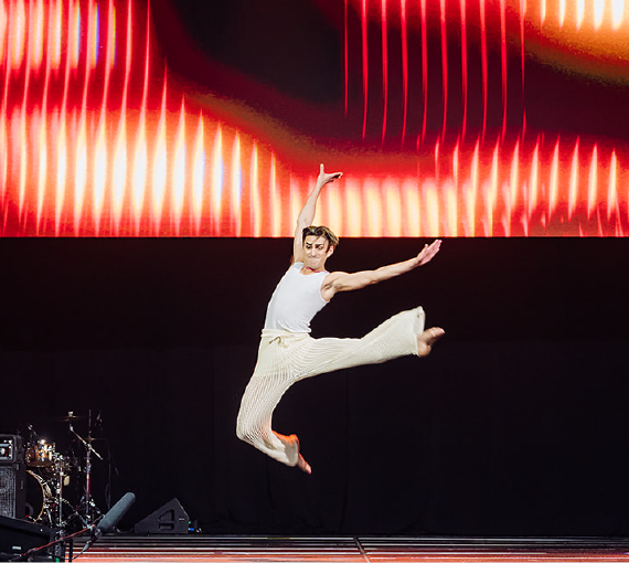 Eddie Ramirez, KIPP Houston High School alum, dances at KSS